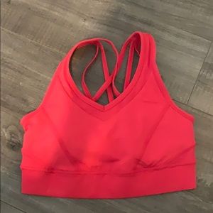 Lululemon red sports bra